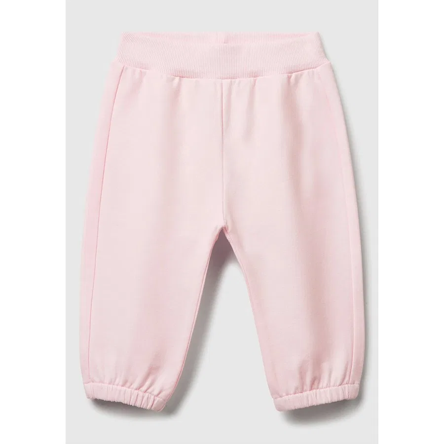 Спортивные штаны с животным принтом Benetton, Светло-розовый — фото 2