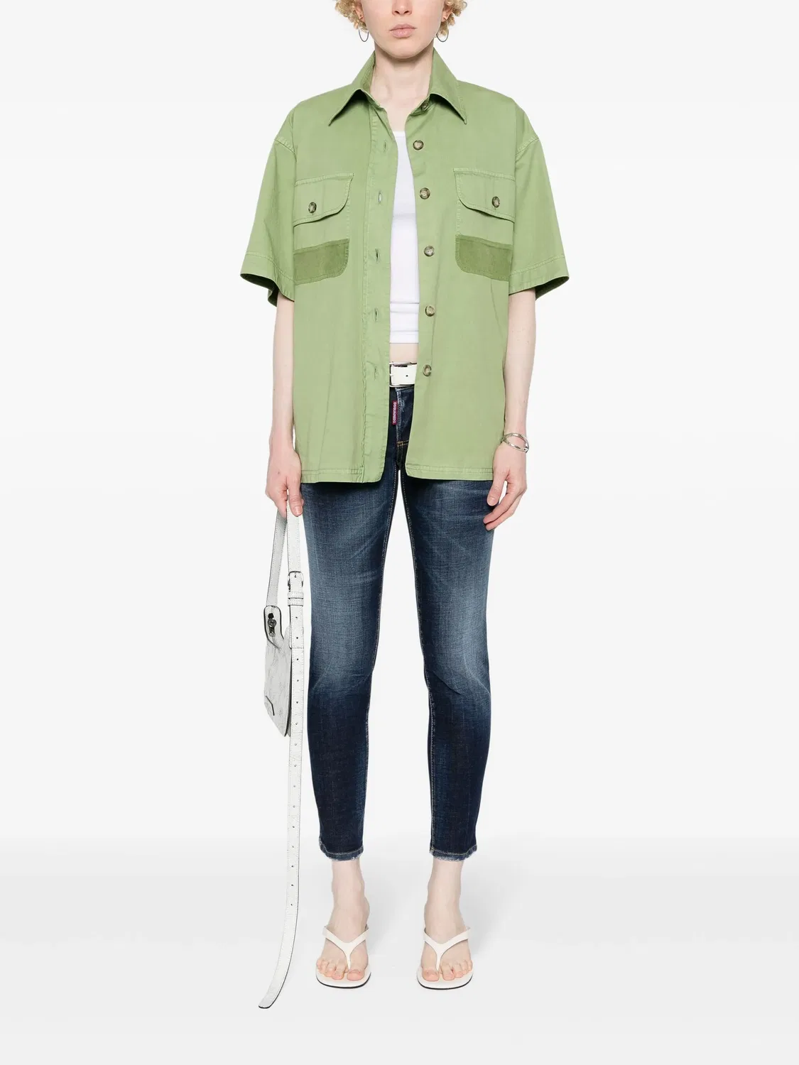 Джинсы Jennifer Skinny DSQUARED2, синий — фото 4