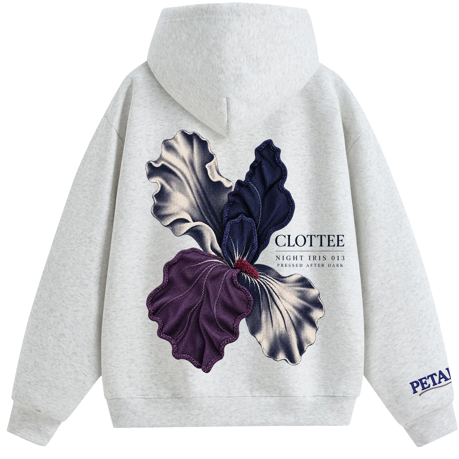 Детский свитшот с капюшоном CLOT, Dark Heather Gray — фото 3