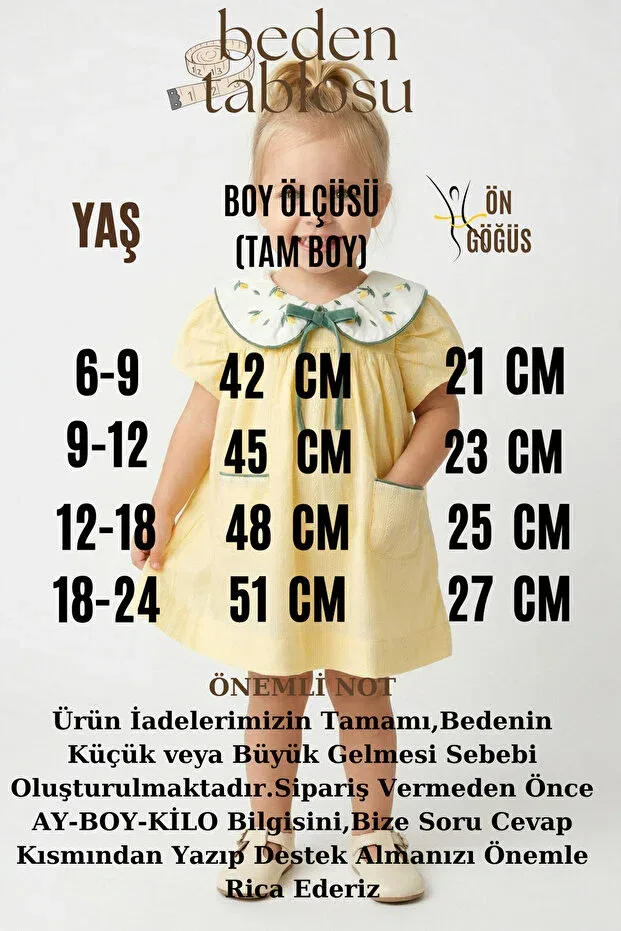 Детское платье для девочек с принтом Baby Animals, Yellow — фото 3