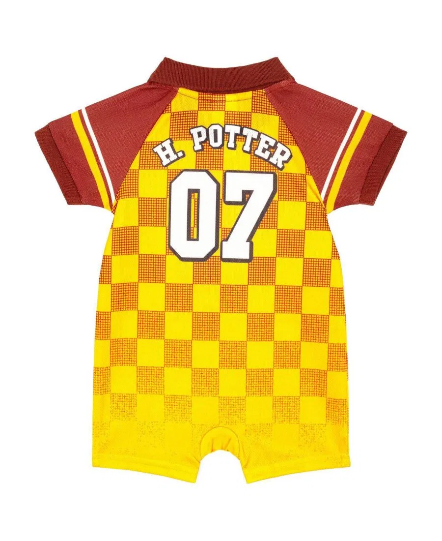 Боди-комбинезон с принтом Hogwarts Athletic-Inspired Harry Potter, Gryffindor Yellow — фото 3