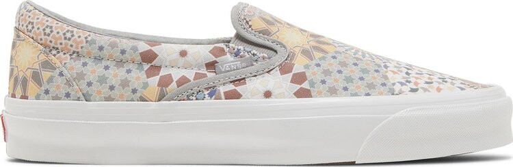 

Кеды Vans Kith x Vault OG Classic Slip-On LX Multi Tile, кремовый, Бежевый, Кеды Vans Kith x Vault OG Classic Slip-On LX Multi Tile, кремовый