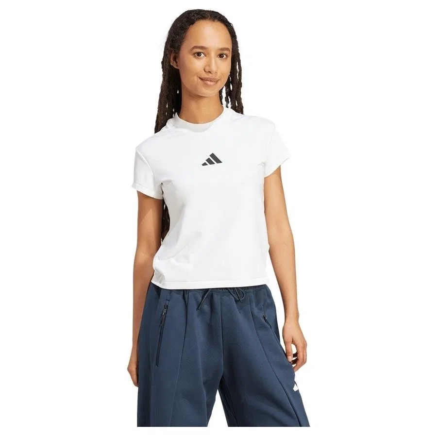 Женская футболка с длинным рукавом W Z.n.e. Bb Tee adidas, Белый — фото 3