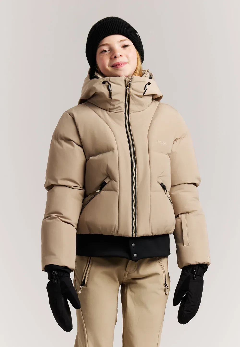 Куртка для сноуборда Prtciska jr Protest, Bamboo Beige — фото 2