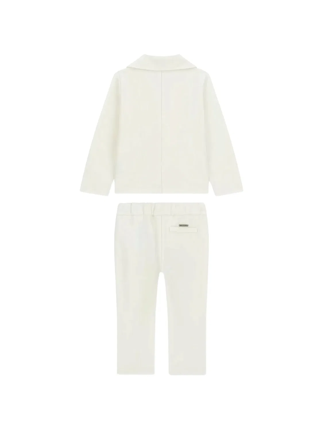 Костюм-двойка с лацканами с вырезом Guess Kids, белый — фото 2