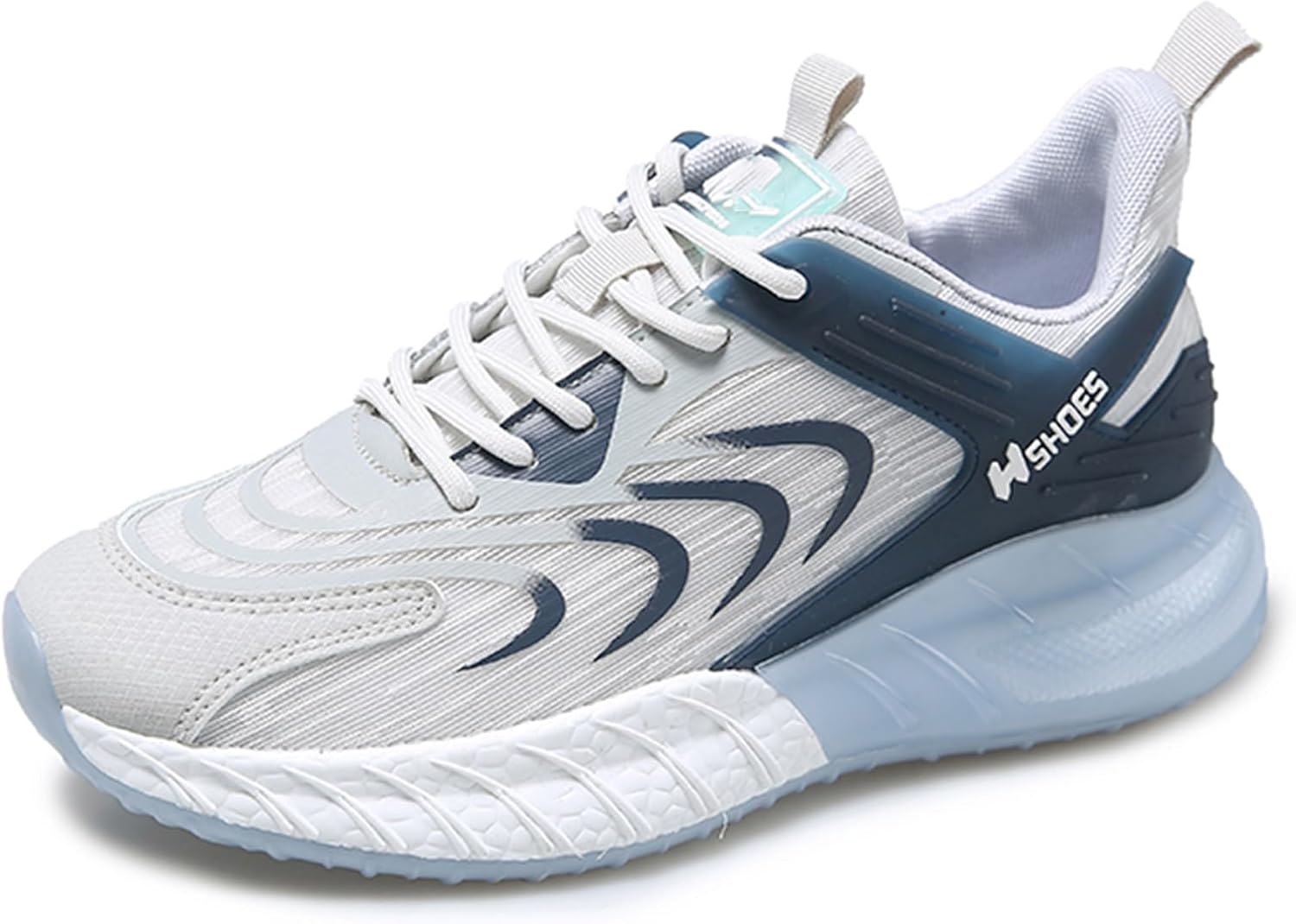 

Мужские кроссовки для бега, тенниса и повседневной ходьбы с амортизацией, спортивные обувь для мужчин Spwagym, синий