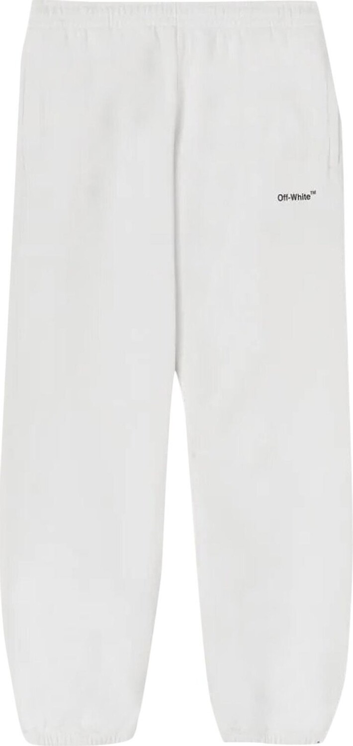 

Спортивные брюки Off-White Diag Helvetica Slim Sweatpant 'White/Black', белый