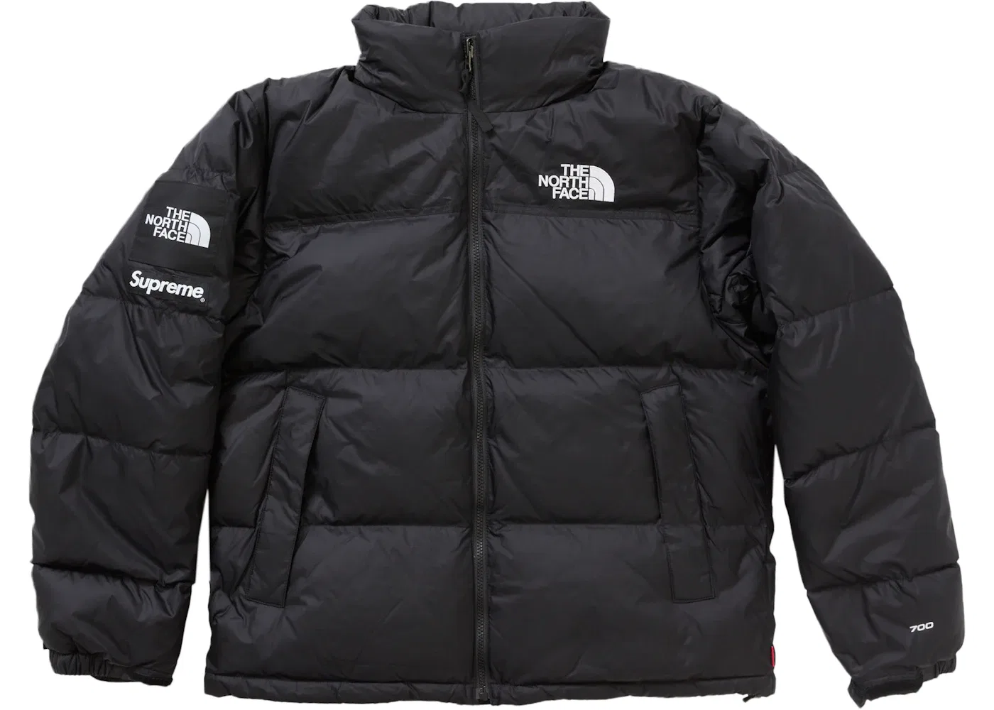 Мужская куртка пуховая Supreme The North Face Nuptse Jacket, Black — фото 2