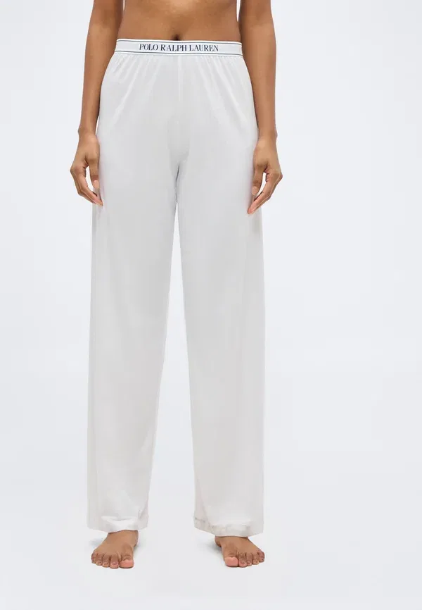 Пижамные брюки из хлопка Sleep pants 2 pack Polo Ralph Lauren, белый, темно-синий — фото 4