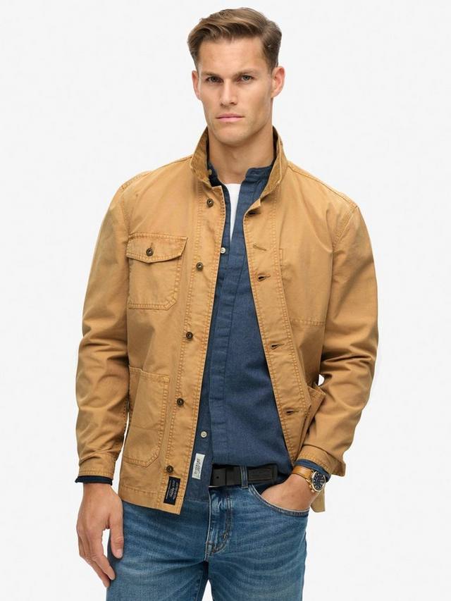 

Хлопковая рабочая куртка из магазина Merchant Store Superdry, Shaker Beige