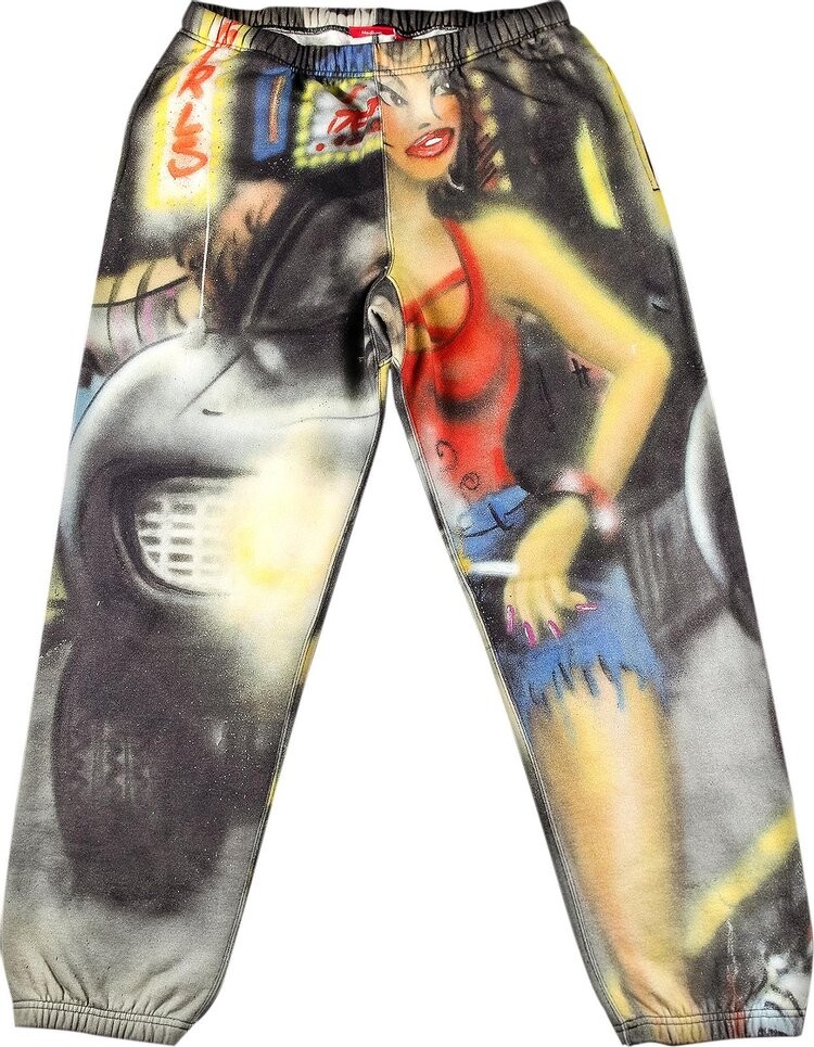 Спортивные брюки Supreme x Lady Pink Supreme Sweatpant 'Multicolor', разноцветный — фото 2