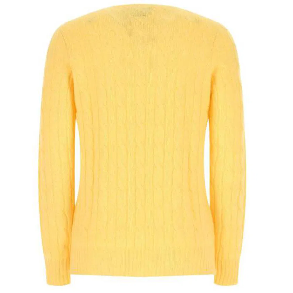 Мужской свитер с круглым вырезом Yellow Polo Ralph Lauren — фото 3