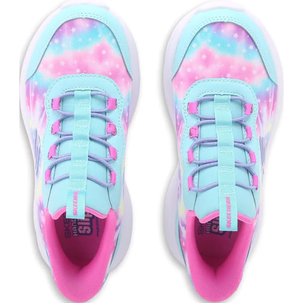 Детские слипоны Bounder Pro Skechers, Blue/Multi — фото 4