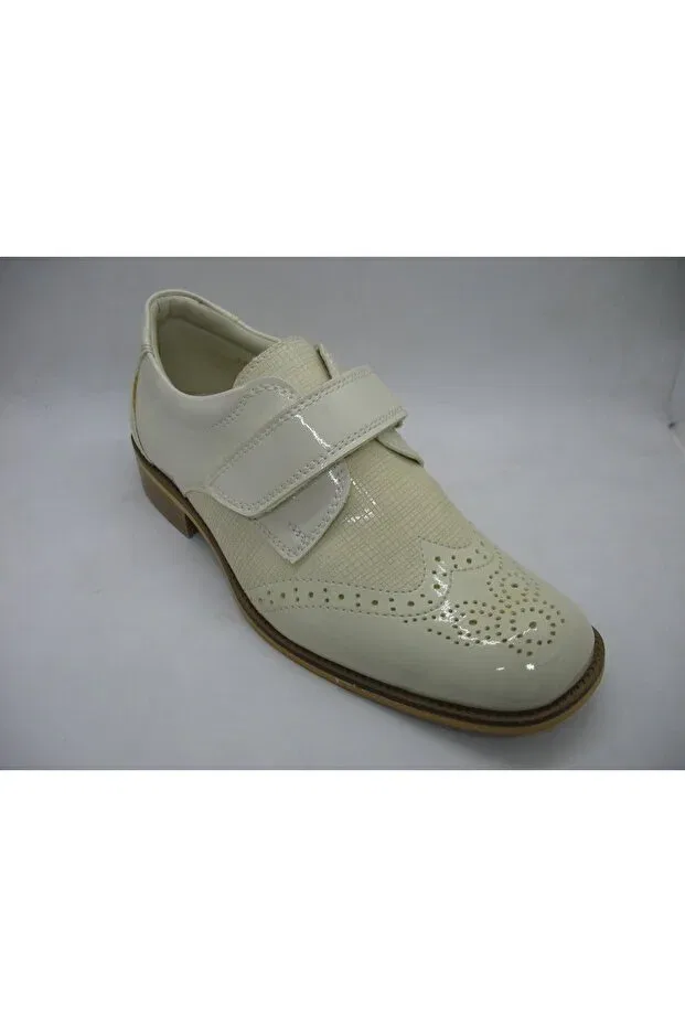 Детские ортопедические туфли для мальчиков классические Y400 Toddler, Beige — фото 2