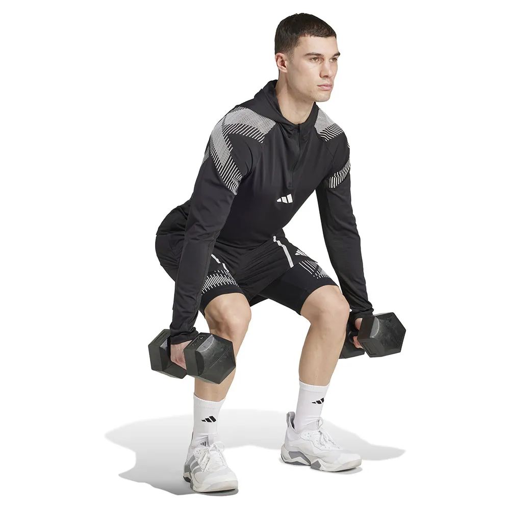 Худи adidas Pro Series, черный — фото 4