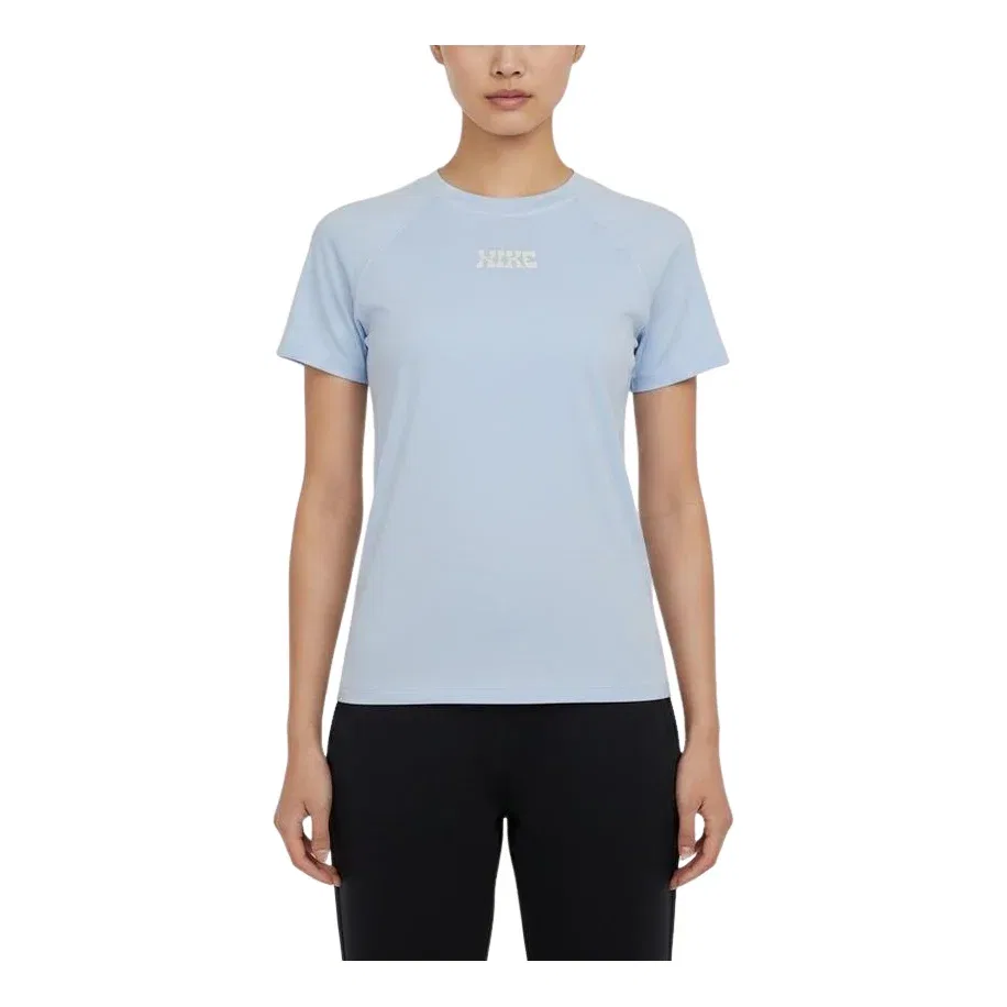 Женская футболка Slim Fit T-Shirt Asia Sizing 'Sky Blue' Nike, Sky Blue