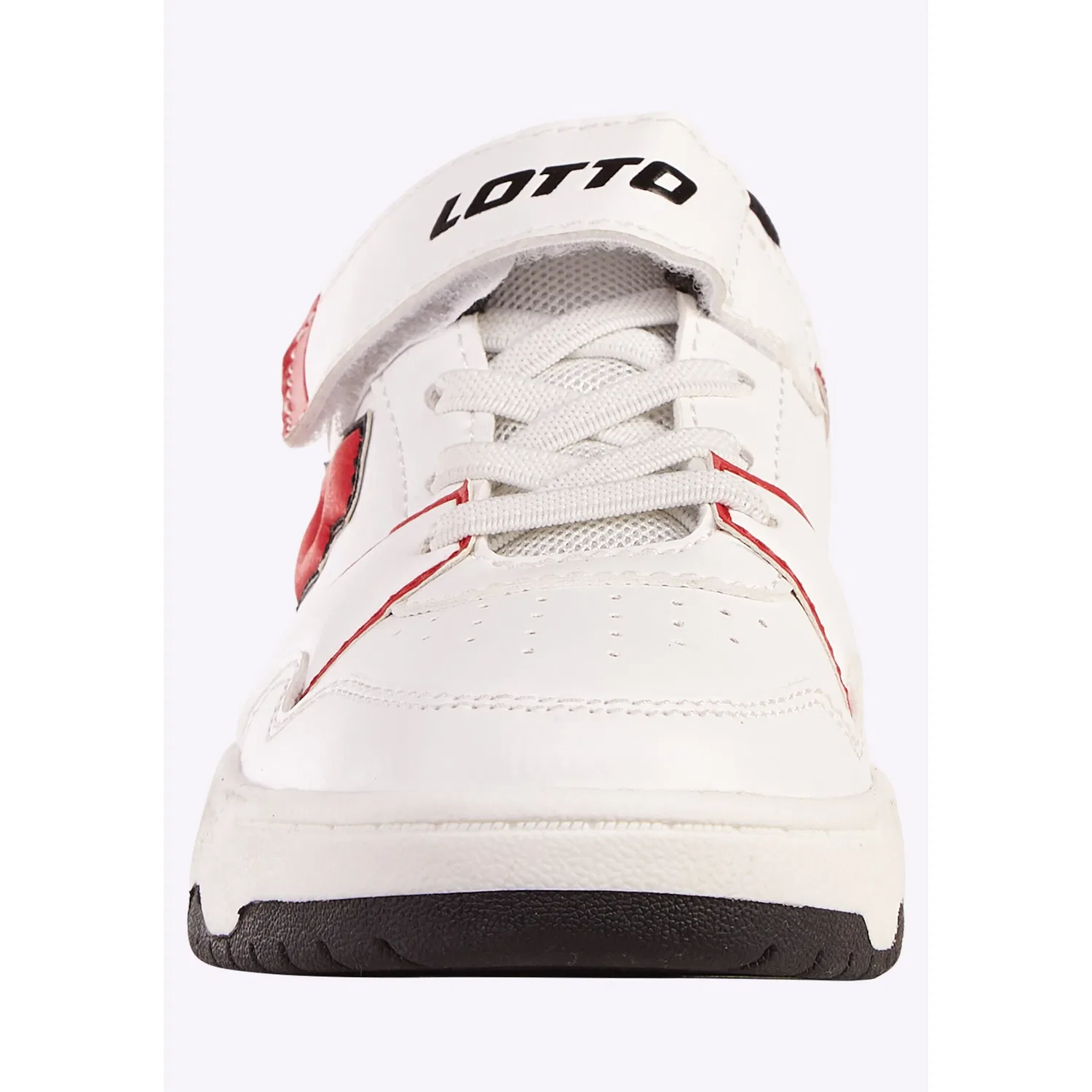 Детские спортивные кроссовки с низким верхом lotto, White/Red — фото 4