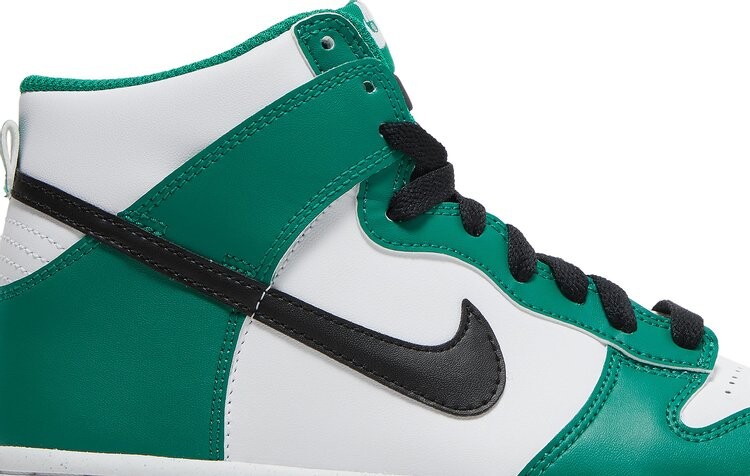 Кроссовки Nike Dunk High GS 'Celtics', зеленый — фото 3