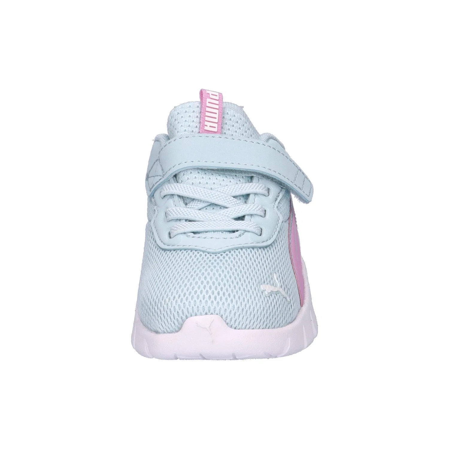 Детские кроссовки с эластичным шнурком Puma FlexFocus Modern AC, Цвет Hellblau / Rosa — фото 3