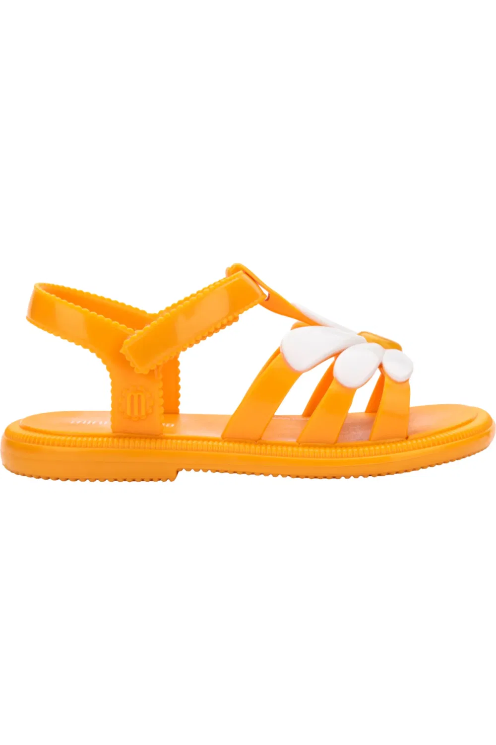 Сандалии детские с цветочными аппликациями Hip Bloomy Mini Melissa, Orange — фото 2