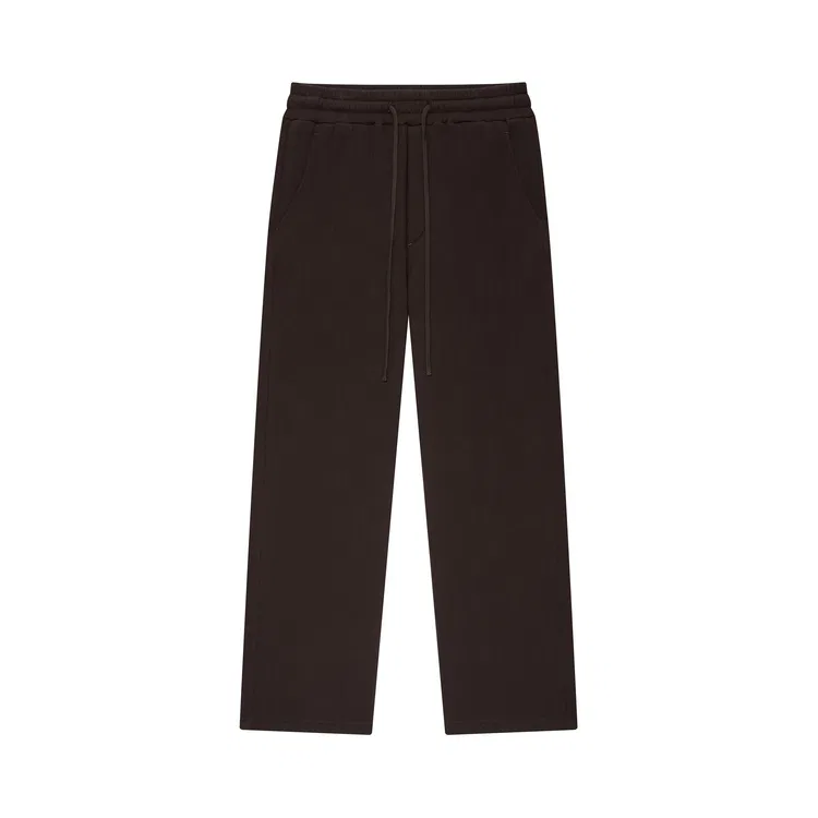 Детские спортивные штаны на завязке с начесом Nice Rice, Apricot Gray — фото 3