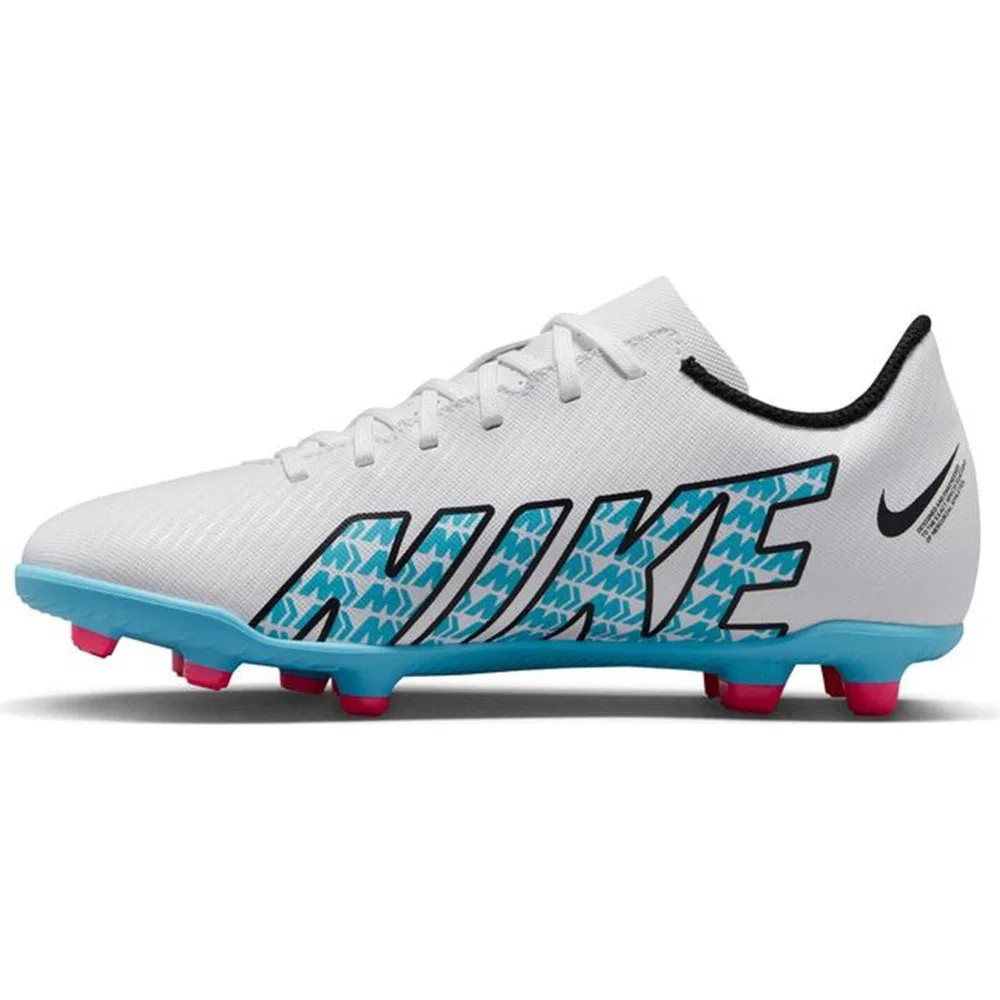 Детские футбольные бутсы для мальчиков с шипами, White, Mercurial Vapor 15 Club FG/MG Nike — фото 2