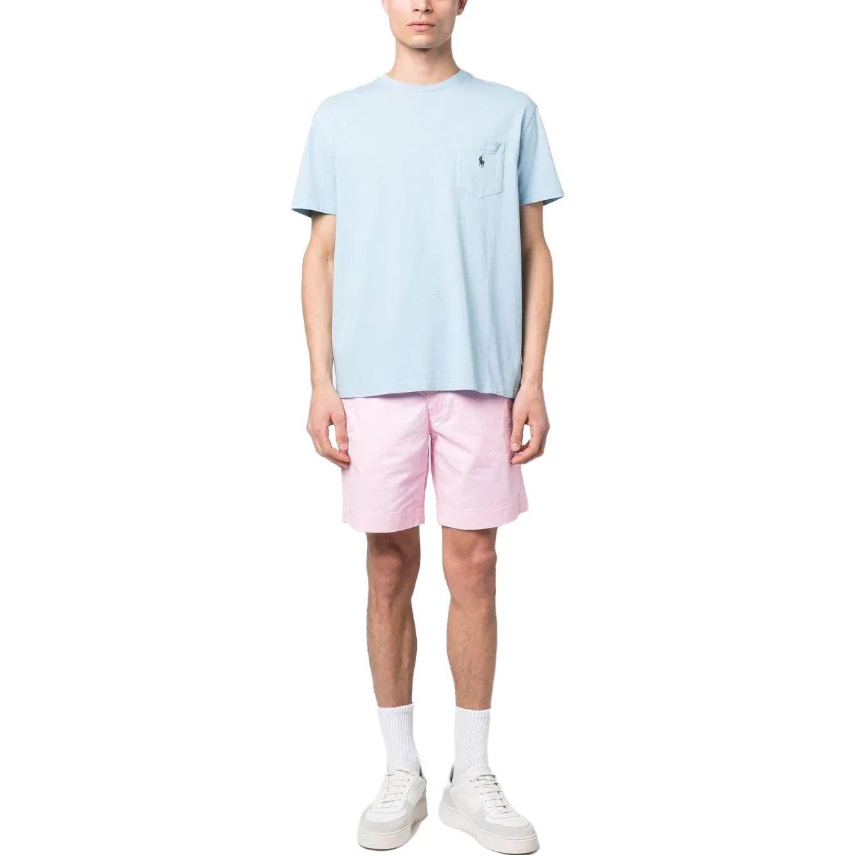 Мужская футболка с коротким рукавом SS23 T Shirt Classic Version Polo Ralph Lauren, Blue — фото 3