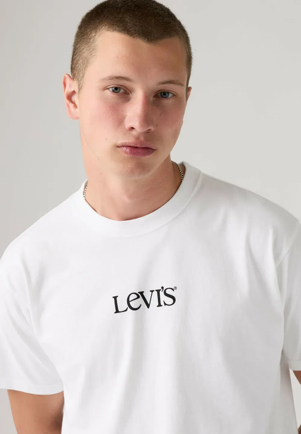 Футболка в винтажном стиле с графическим принтом 501 blues vw whi - футболка с принтом Levi'S, Record Swap Egret - Whites — фото 3