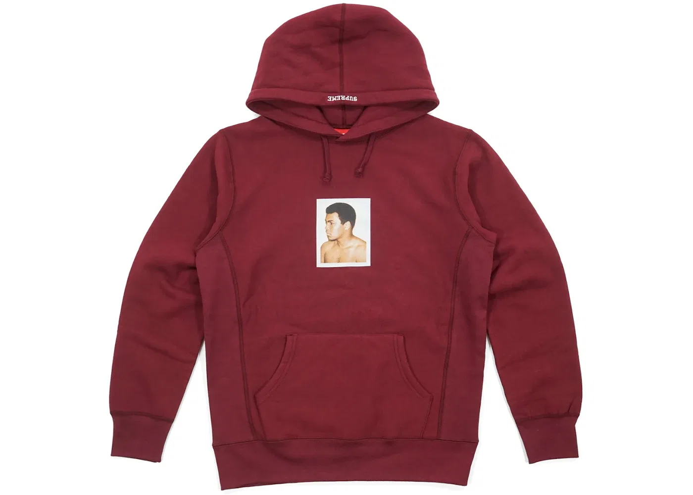Мужской худи с принтом Supreme AliWarhol Hooded Sweatshirt Supreme, Burgundy