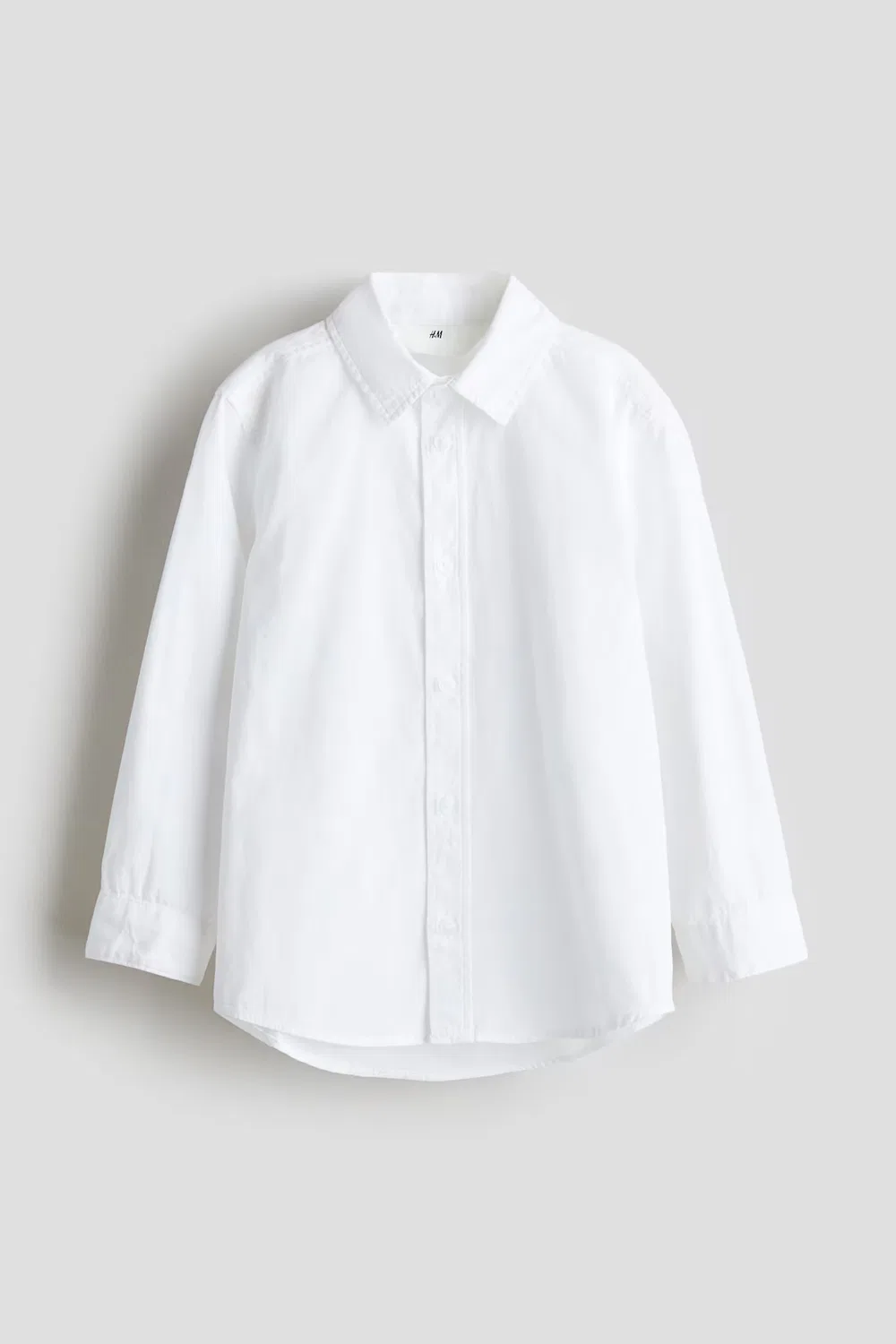 Хлопковая рубашка H&M, Weiß — фото 3