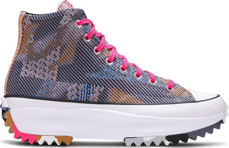 

Кроссовки Converse Run Star Hike High Knit Mashup, синий