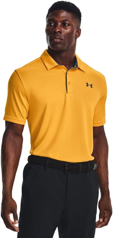 

Under Armour мужская поло для гольфа Tech, (782) Rise/Pitch Gray/Pitch Gray