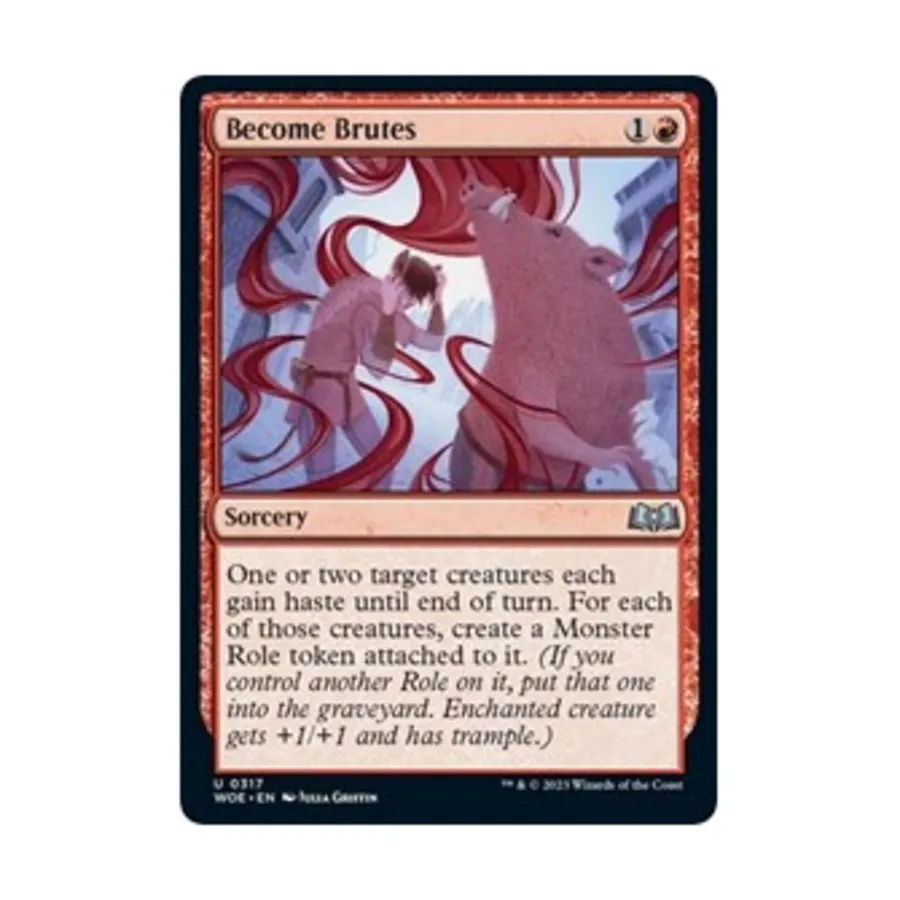 

CCG Стать зверями (U), MTG - Wilds of Eldraine