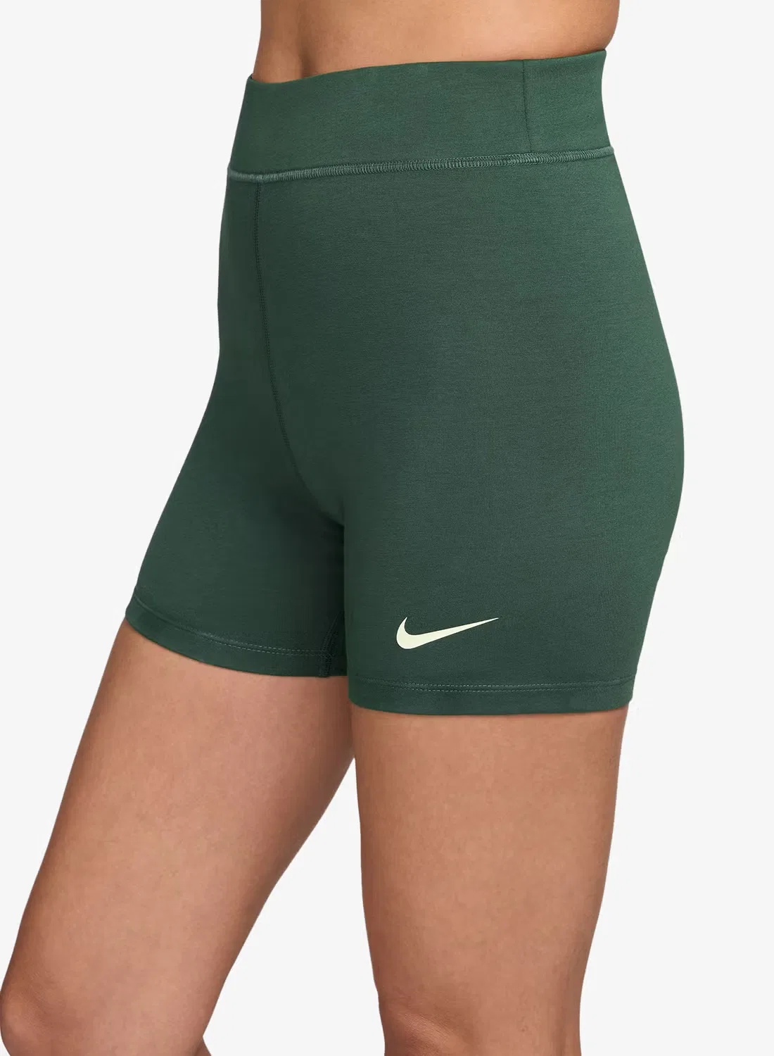 Шорты с высокой посадкой NSW Classic Nike, зеленый — фото 3