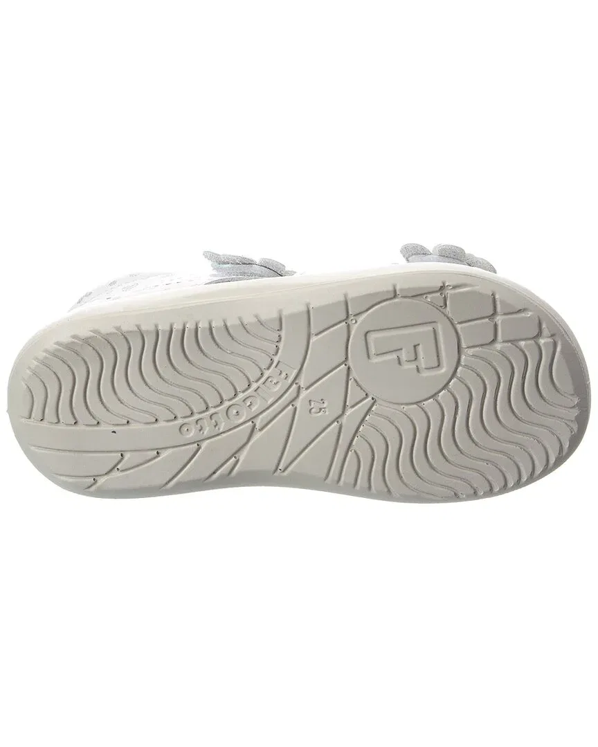 Детские сандалии с цветочной аппликацией Naturino, Falcotto Mongy Leather Sandal White — фото 4