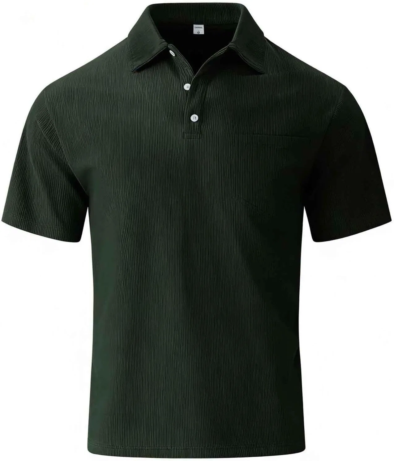 Мужская футболка с круглым вырезом из плотного хлопка, Army Green
