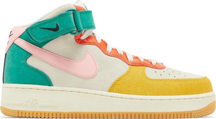 

Кроссовки Nike Air Force 1 Mid 'Vivid Sulfur Rush Orange', белый, Белый;серый, Кроссовки Nike Air Force 1 Mid 'Vivid Sulfur Rush Orange', белый