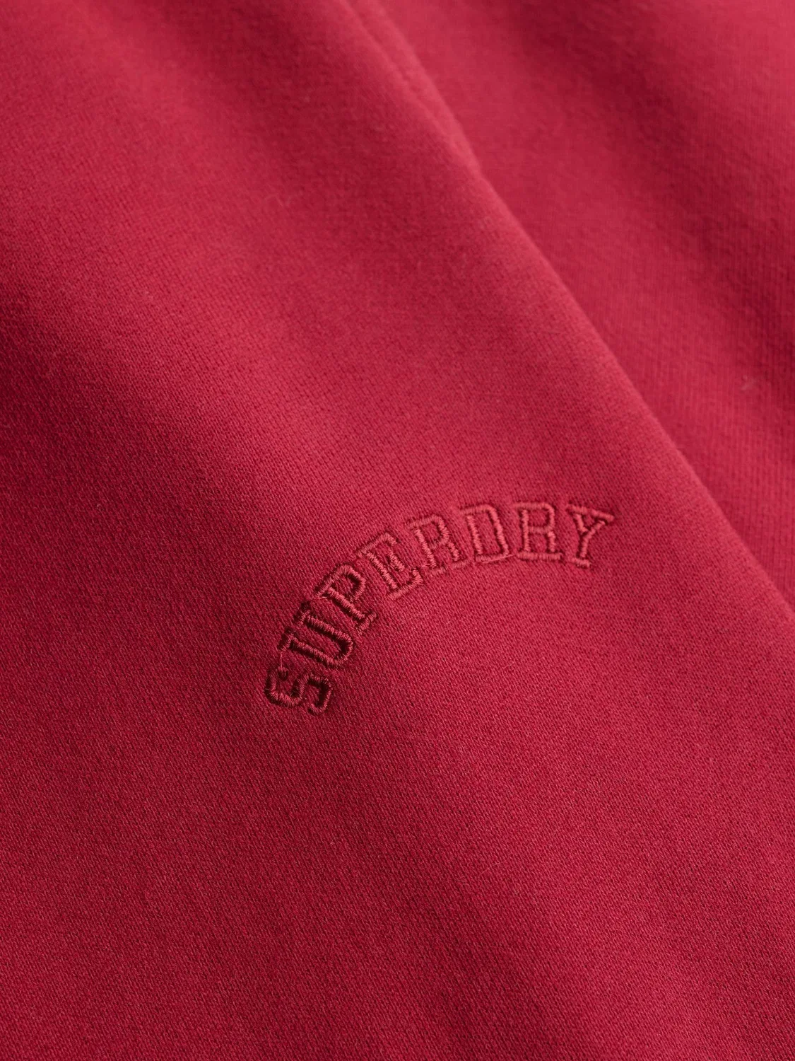 Джоггеры широкие Essential Logo Superdry, красный — фото 2