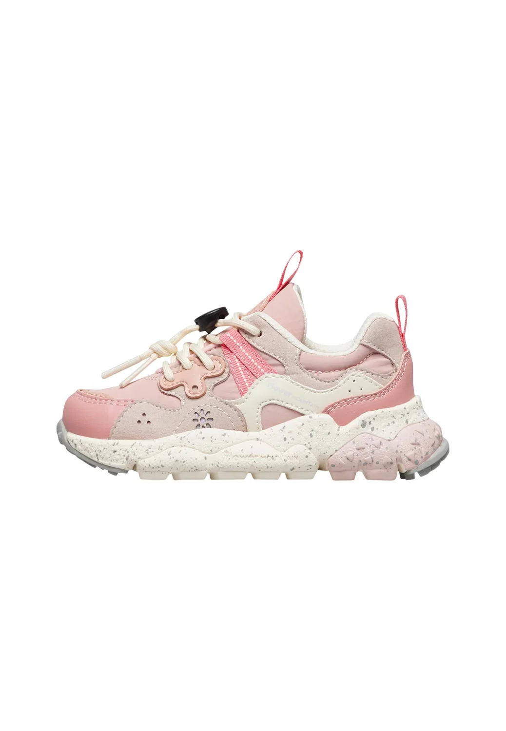 Детские кроссовки для девочек с контрастными цветами Yamano 3 Junior Naturino, Taupe Pink