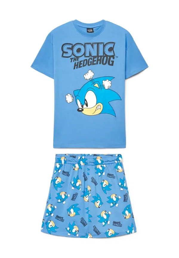 Комплект пижамы с принтом Sonic the Hedgehog, Terranova, Azzurro Scuro, темно-синий
