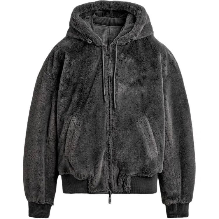 Мужская куртка умеренного кроя Coal Gray ZARA, Coal Gray — фото 4