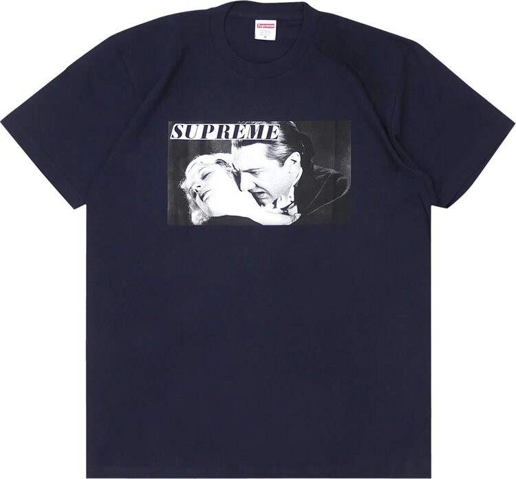 

Футболка Supreme Bela Lugosi Tee 'Navy', синий