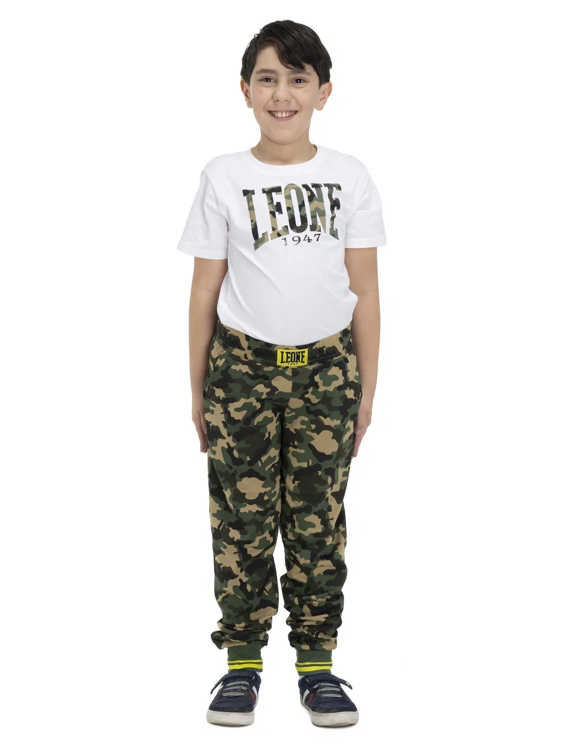 Детские спортивные штаны с принтом Bold Camo Leone 1947 Apparel, Bunt — фото 2