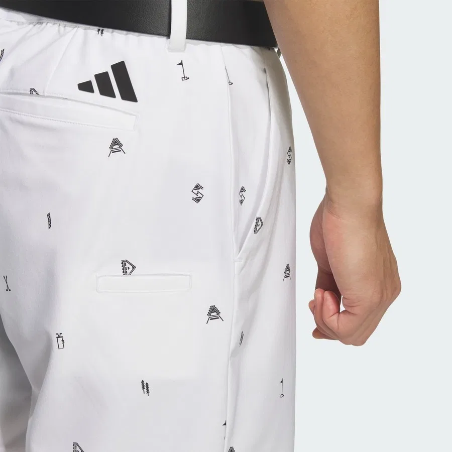Шорты спортивные с принтом Monogrum adidas, Белый — фото 4
