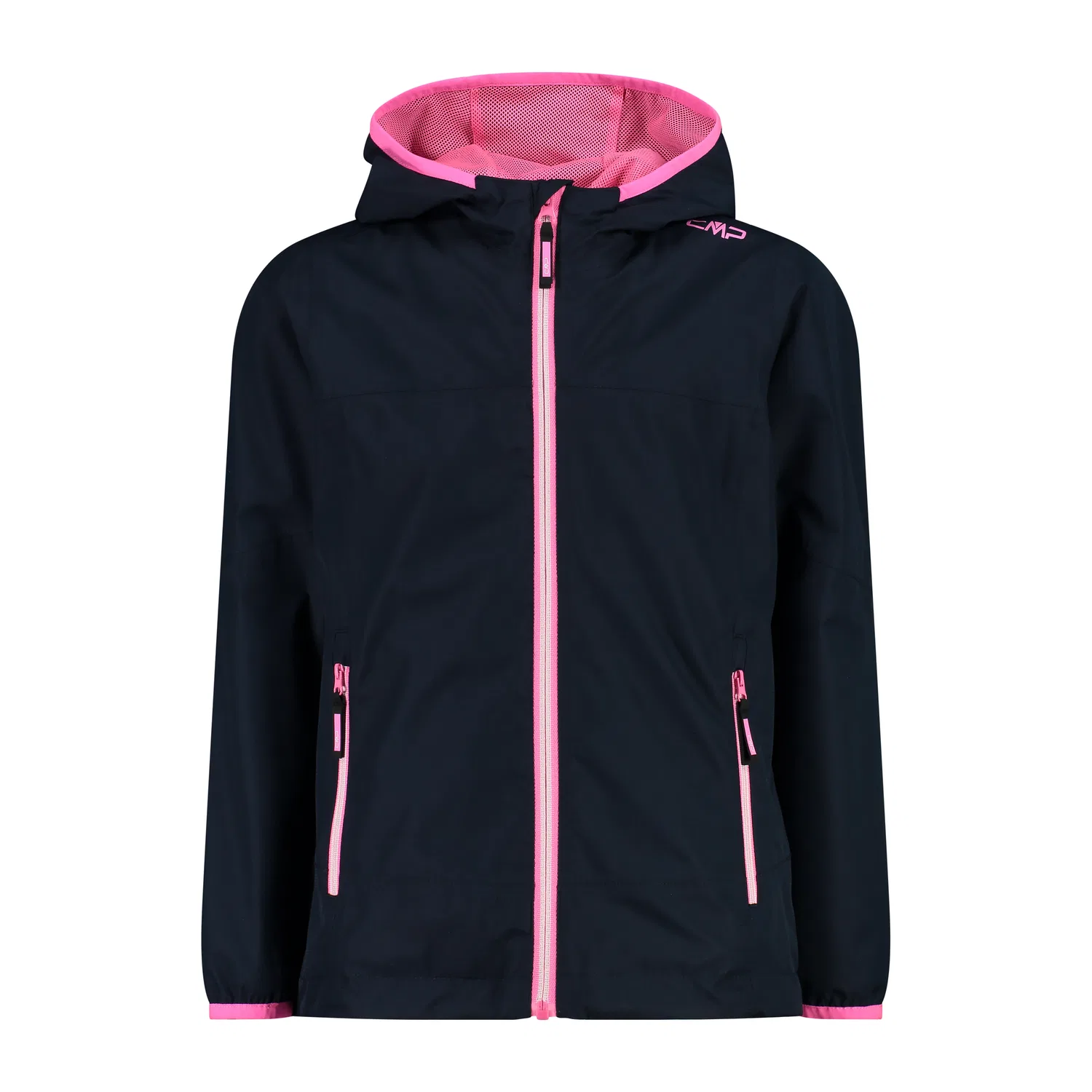 Детская куртка для девочек с капюшоном KID G JACKET FIX HOOD Cmp, Darkblau Navyblau Grau