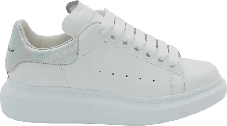 Кроссовки Alexander McQueen Wmns Oversized Sneaker White Iridescent, белый