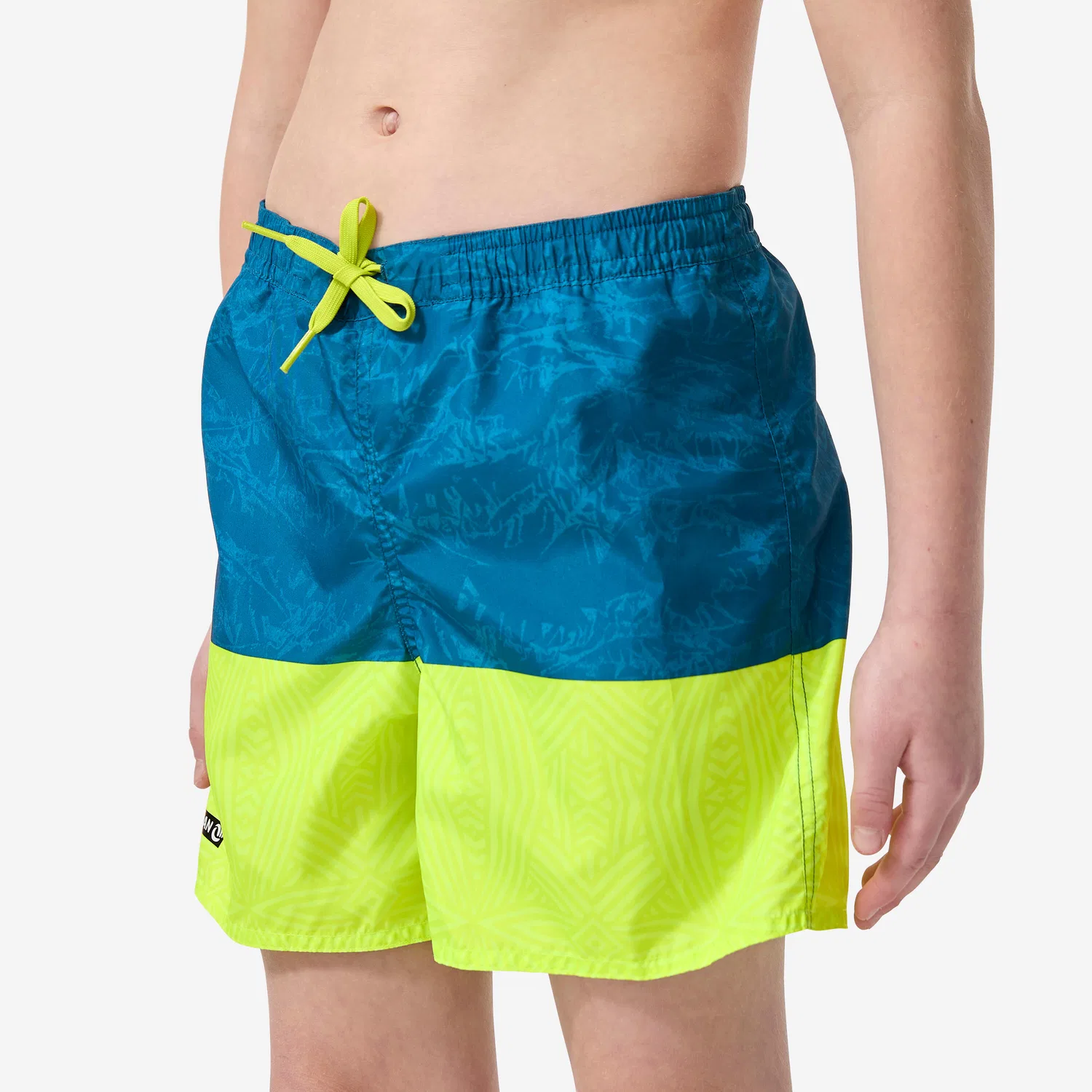 Детские плавки для мальчиков с карманами 100 Stories Decathlon, Gelb