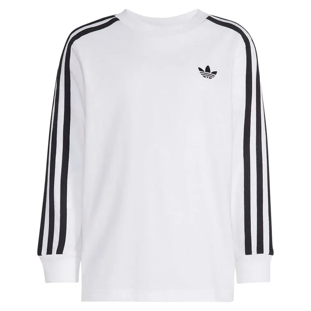 Футболка с длинным рукавом 3 Stripes Top Adidas Originals, белый — фото 3