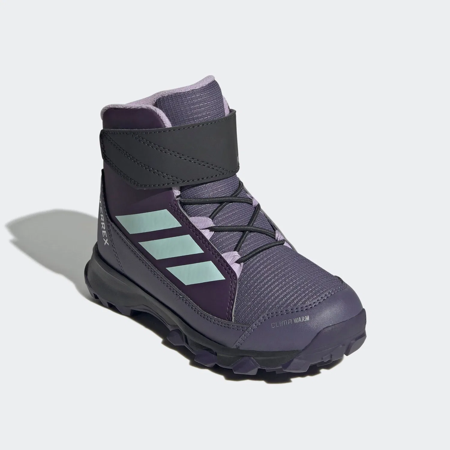 Детские зимние ботинки с технологией ClimaWarm Adidas TERREX, Aurora Plum/Semi Flash Aqua/Powder Plum