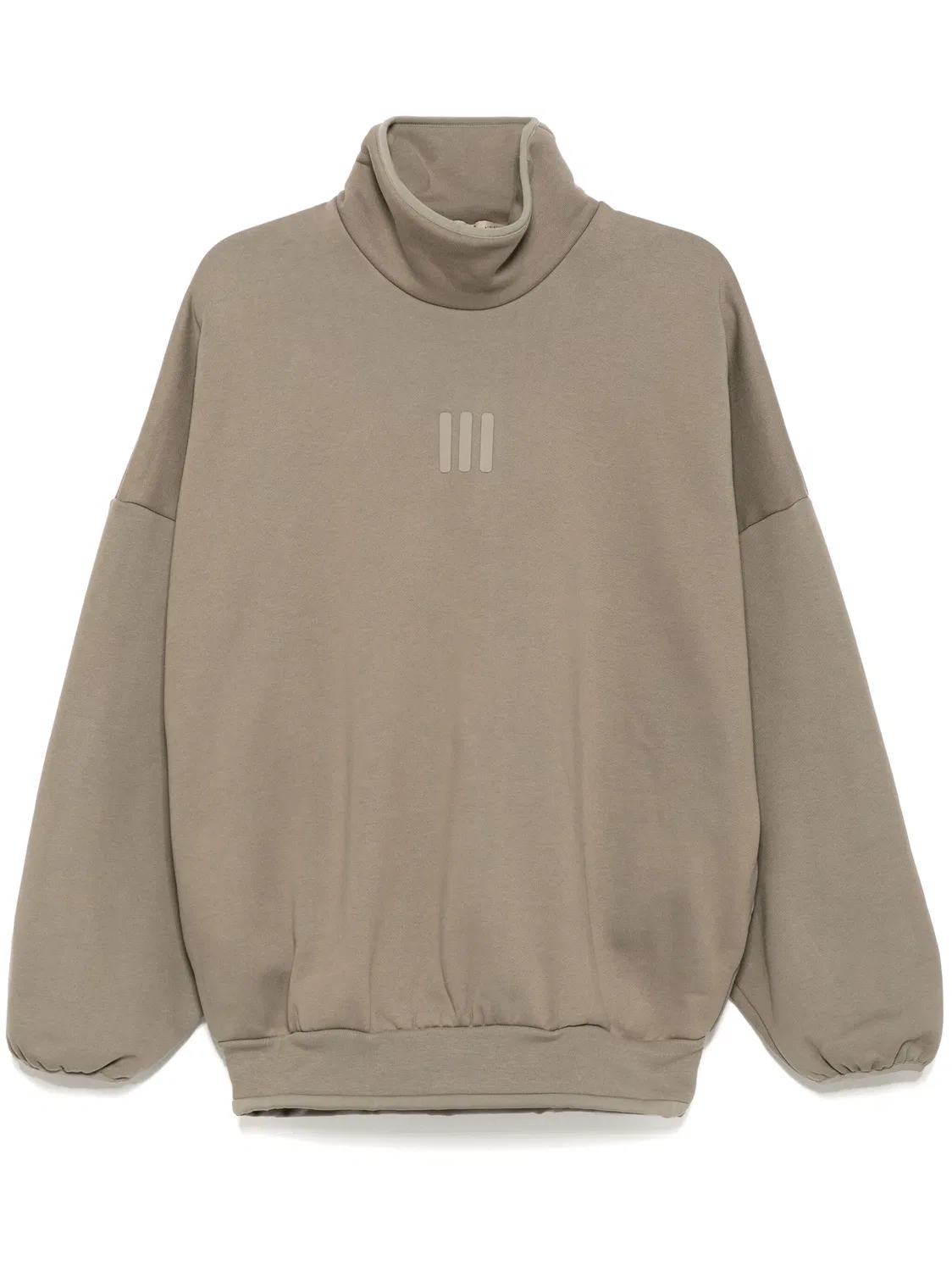 Свитшот с высоким воротником Fear Of God Adidas, серый